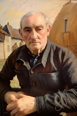 French farmer portrait