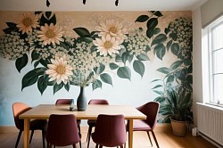 Lotus Clinic mural painting