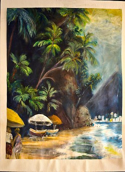 Painting Brazilian Beach