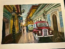 Painting of Cali, Colombia