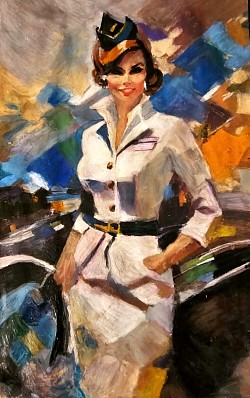 BOAC stewardess