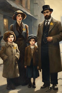 Hungarian Jewish Family during the holocaust