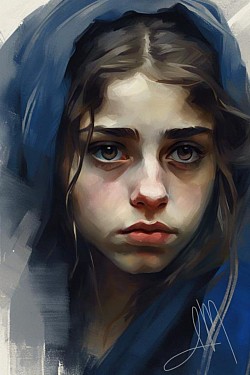 Israeli girl portrait