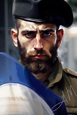 Israeli soldier #idfart #soldier #israelart