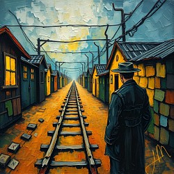 Painting of holocaust