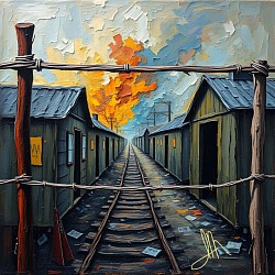 Holocaust painting